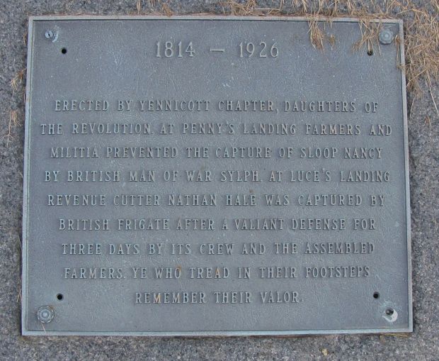PENNY’S LANDING WAR MEMORIAL PLAQUE