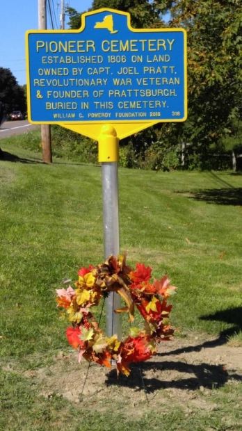 PIONEER CEMETERY REVOLUTIONARY WAR VETERAN MEMORIAL MARKER