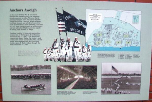 ANCHORS AWEIGH WAR MEMORIAL PANEL