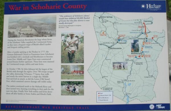 WAR IN SCHOHARIE COUNTY MEMORIAL PANEL