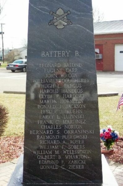PENNSYLVANIA NATIONAL GUARD TROOP TRAIN ACCIDENT MEMORIAL SIDE A