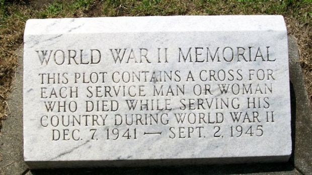 MIDDLETOWN WORLD WAR II MEMORIAL STONE