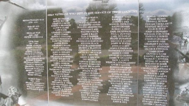MIDDLETOWN ALL VETERANS MEMORIAL PANEL D