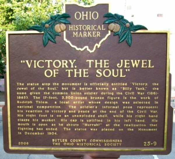 “VICTORY, THE JEWEL OF THE SOUL” MEMORKIAL MARKER