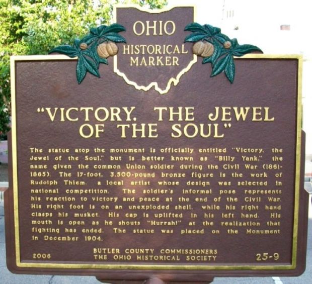 “VICTORY, THE JEWEL OF THE SOUL” MEMORKIAL MARKER