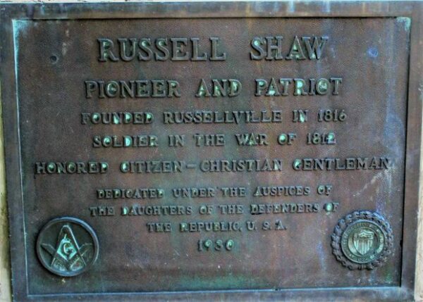 RUSSELL SHAW WAR MEMORIAL PLAQUE