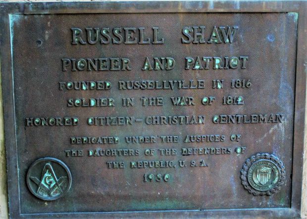 RUSSELL SHAW WAR MEMORIAL PLAQUE