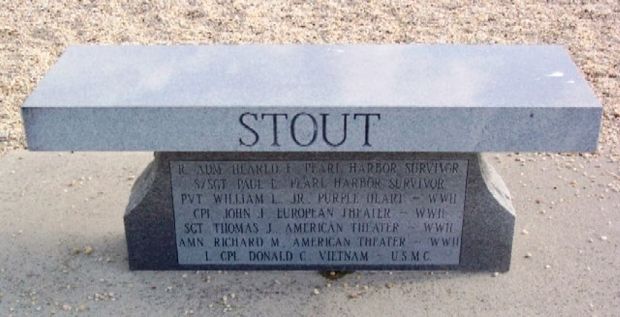 HARROD VETERANS MEMORIAL BENCH C