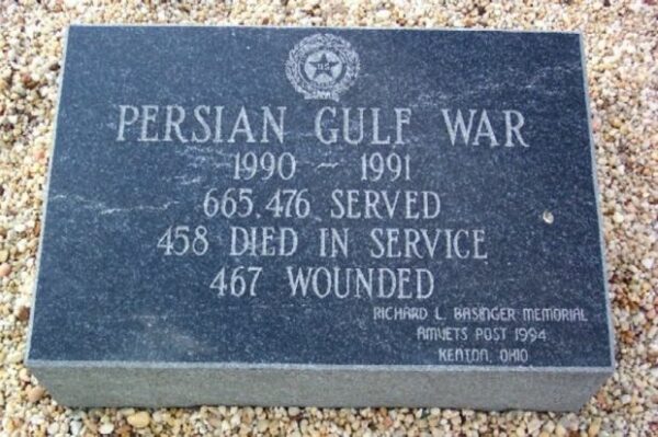 HARROD VETERANS MEMORIAL TABLET K