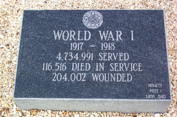 HARROD VETERANS MEMORIAL TABLET G