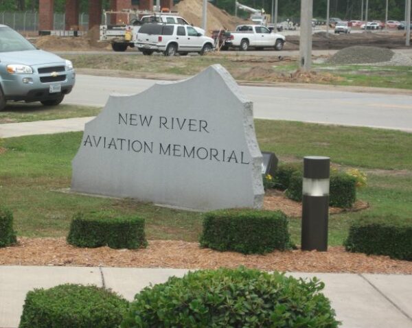 NEW RIVER AVIATION MEMORIAL ENTRANCE STONE