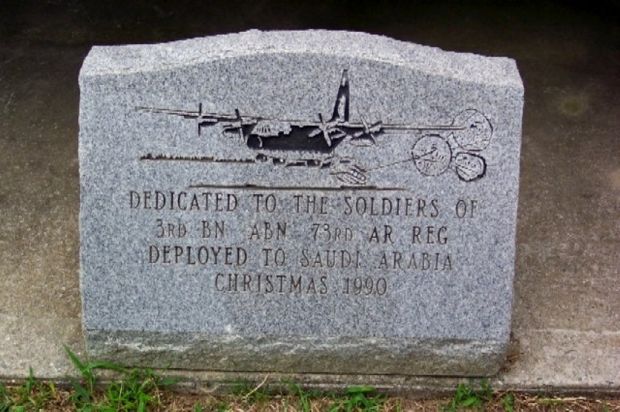 3RD BN ABN 73RD AR REG WAR MEMORIAL