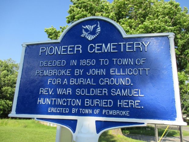PIONEER CEMETERY REVOLUTIONARY WAR MEMORIAL MARKER