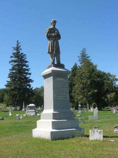 EVERGREEN CEMETERY SOLDIERS’ MEMORIAL