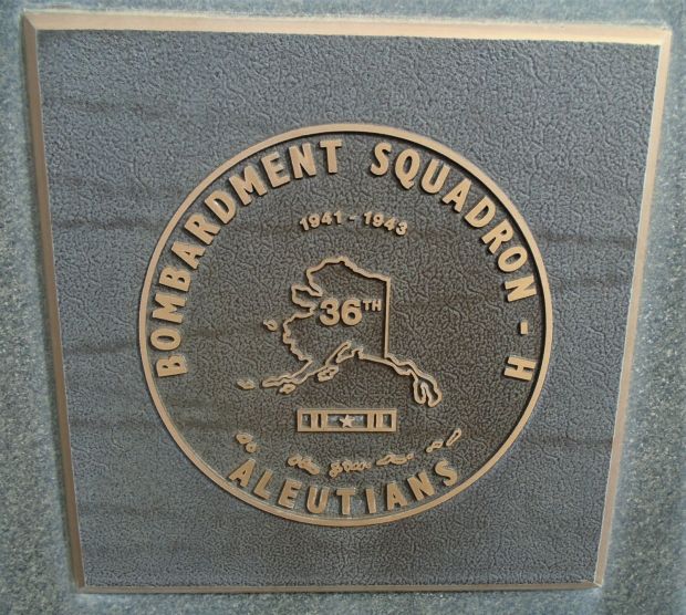 USAF ACADEMY 36TH BOMBARDMENT SQUADRON -H WAR MEMORIAIL PLAQUE