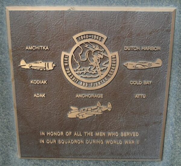 18TH PURSUIT AND FIGHTER SQUADRON WAR MEMORIAL PLAQUE