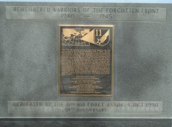 11TH AIR FORCE WAR MEMORIAL