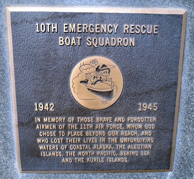 10TH EMERGENCY RESCUE BOAT SQUADRON WAR MEMORIAL PLAQUE