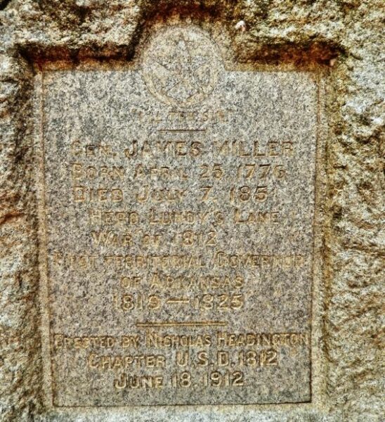 GEN. JAMES MILLER WAR MEMORIAL