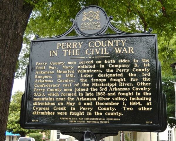 PERRY COUNTY IN THE CIVIL WAR MEMORIAL MARKER