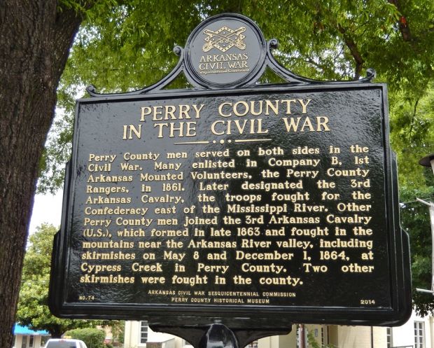 PERRY COUNTY IN THE CIVIL WAR MEMORIAL MARKER