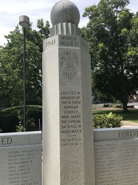 MORGAN COUNTY WORLD WAR II MEMORIAL CENTER STONE