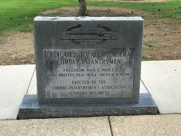 ALABAMA COMBAT INFANTRYMEN MEMORIAL FRONT