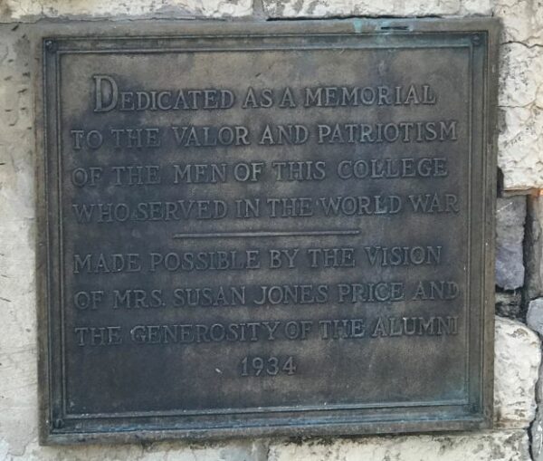 FLORENCE STATE TEACHERS COLLEGE MEMORIAL AMPHITHEATER PLAQUE B