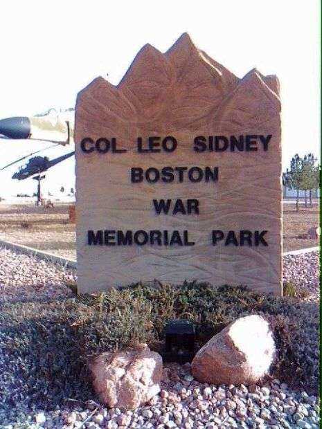 COL. LEO SIDNEY BOSTON WAR MEMORIAL PARK