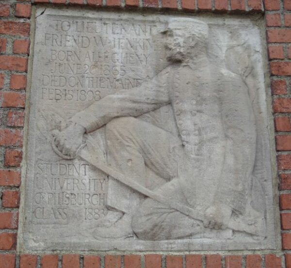 PITTSBURGH TORPEDO PORT USS MAINE MEMORIAL RELIEF B