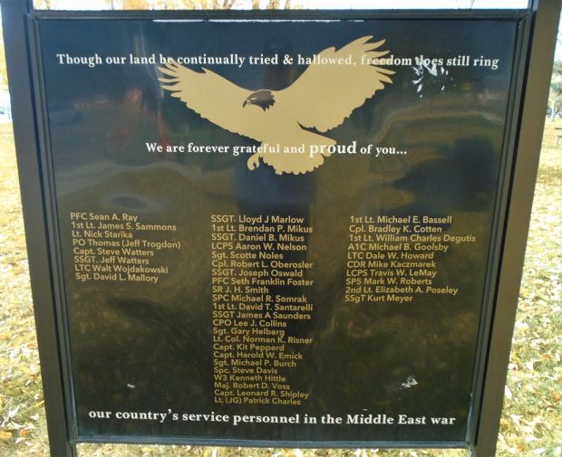 GUNNISON MIDDLE EAST WAR MEMORIAL