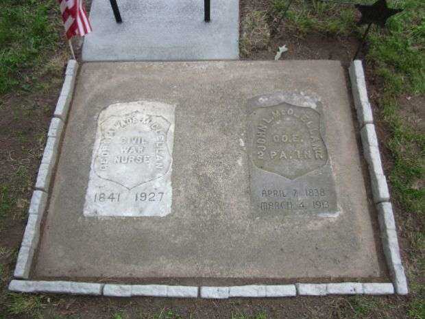 GEORGIA WADE MCCLELLAN CIVIL WAR NURSE MEMORIAL PLAQUE