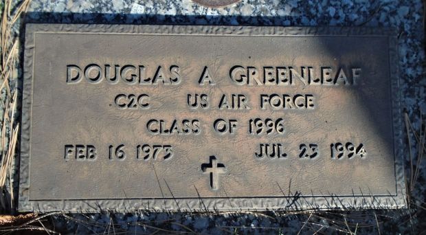 DOUGLAS A GREENLEAF MEMORIAL CEMETERY STONE