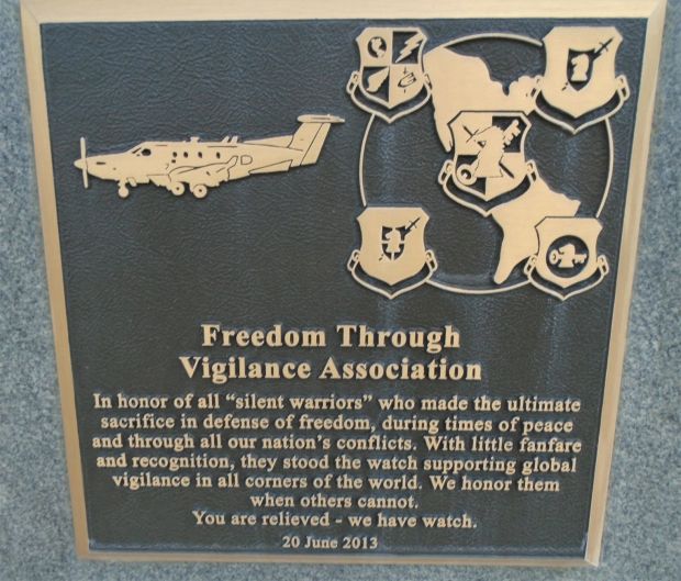 FREEDOM THROUGH VIGILANCE ASSOCIATION WAR MEMORIAL PLAQUE