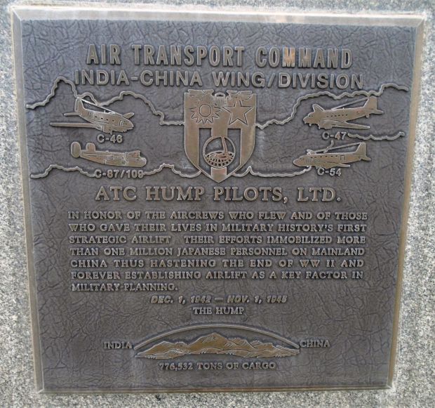 AIR TRANSPORT COMMAND WAR MEMORIAL PLAQUE