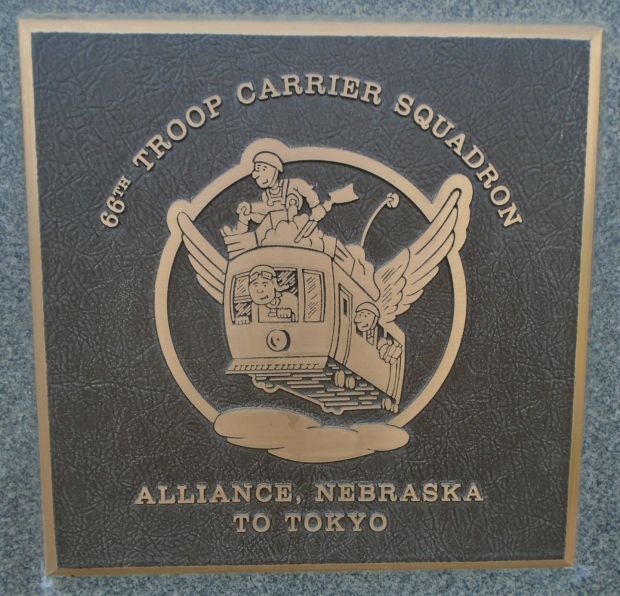 USAF ACADEMY 66TH TROOP CARRIER SQUADRON WAR MEMORIAL PLAQUE