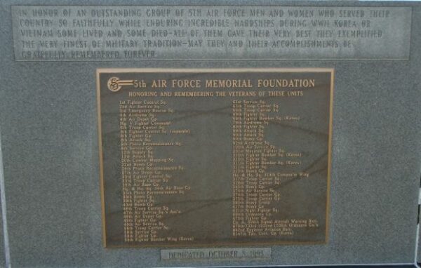 5TH AIR FORCE MEMORIAL FOUNDATION