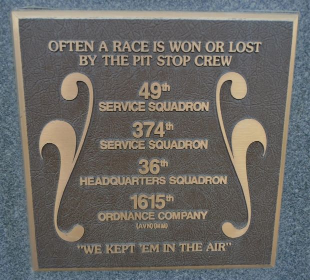 49TH SERVICE SQUADRON WAR MEMORIAL PLAQUE
