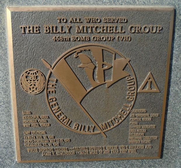 USAF ACADEMY 468TH BOMB GROUP (VH) WAR MEMORIAL PLAQUE