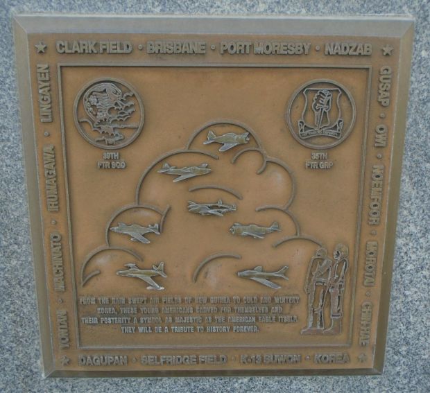 39TH FTR SQD 35TH FTR GRP WAR MEMORIAL PLAQUE
