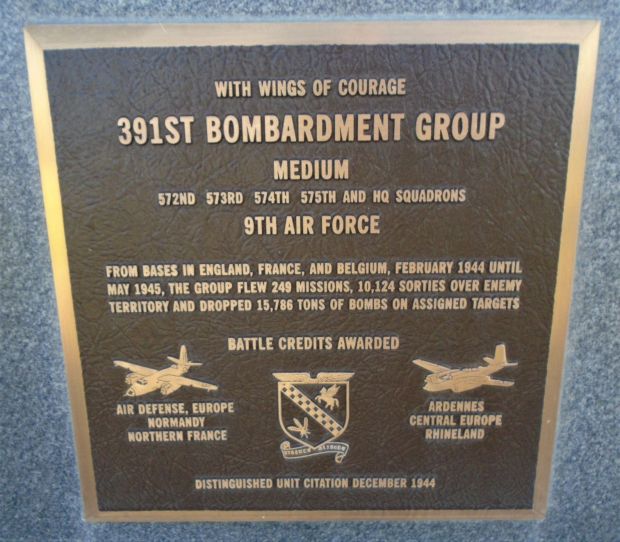 USAF ACADEMY 391ST BOMBARDMENT GROUP MEDIUM