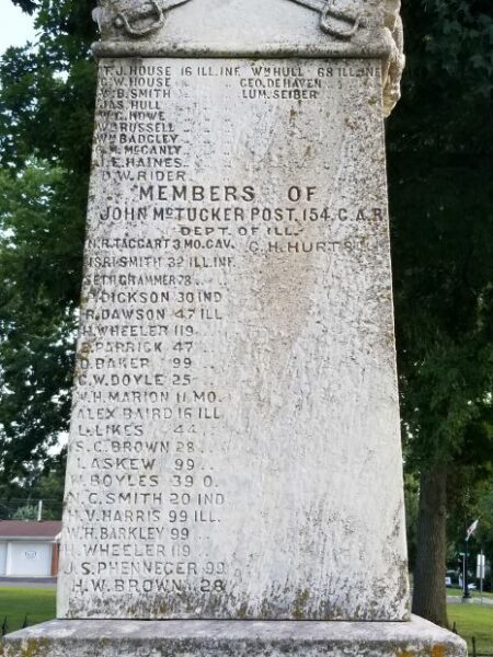 BARRY CIVIL WAR MEMORIAL  SIDE D