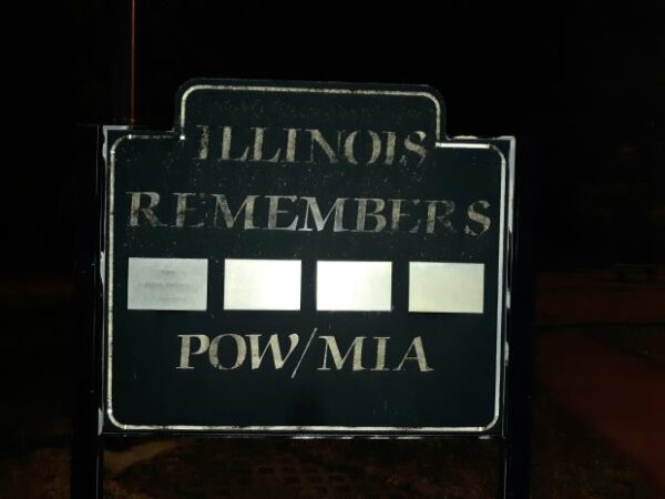 ILLINOIS REMEMBERS HIGHLAND II POW/MIA MEMORIAL PLAQUE
