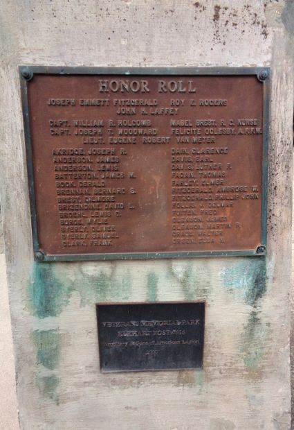 ELKHART WAR VETERANS MEMORIAL SIDE B