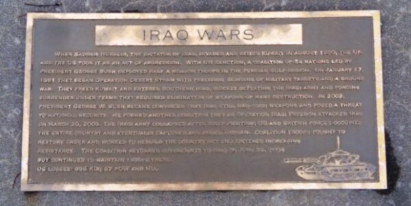 CARBONDALE VETERANS MEMORIAL PLAZA PLAQUE A