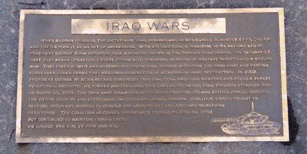 CARBONDALE VETERANS MEMORIAL PLAZA PLAQUE A