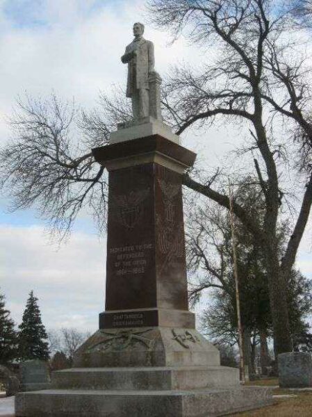 CLEAR LAKE CEMETERY LINCOLN CIVIL WAR MEMORIAL