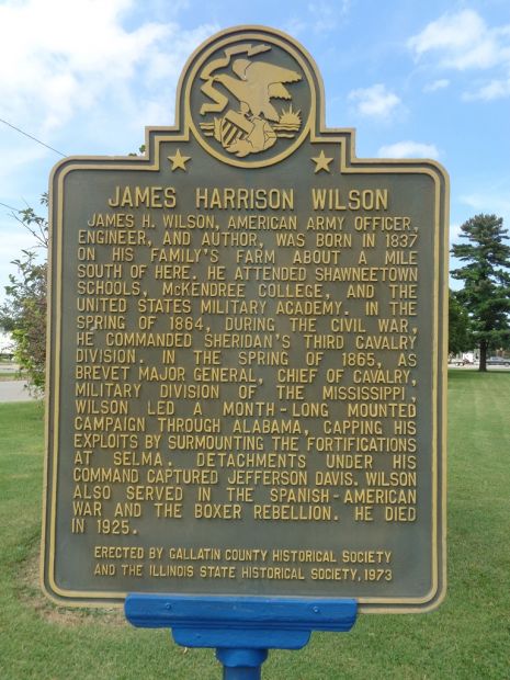 JAMES HARRISON WILSON WAR MEMORIAL MARKER