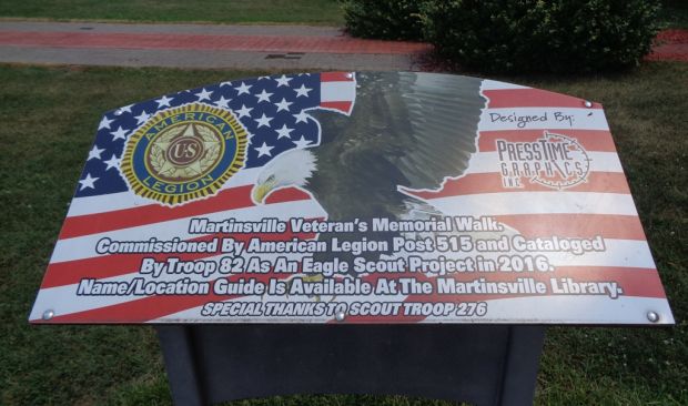 MARTINSVILLE VETERAN’S MEMORIAL WALK PLAQUE