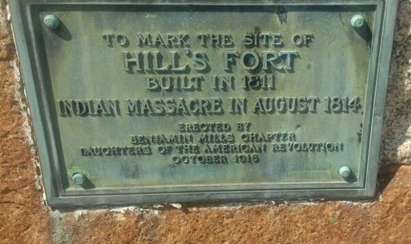 HILLS FORT WAR MEMORIAL PLAQUE